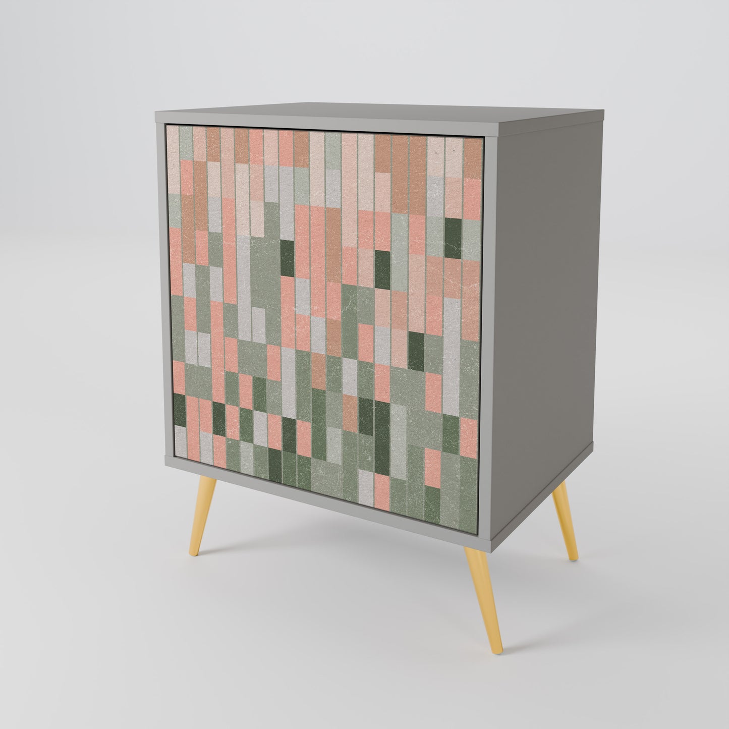 BUILDING THE FUTURE 1-Door Sideboard in Grey Finish