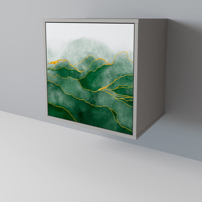 EXPENSIVE NATURE 1-Door Sideboard in Grey Finish