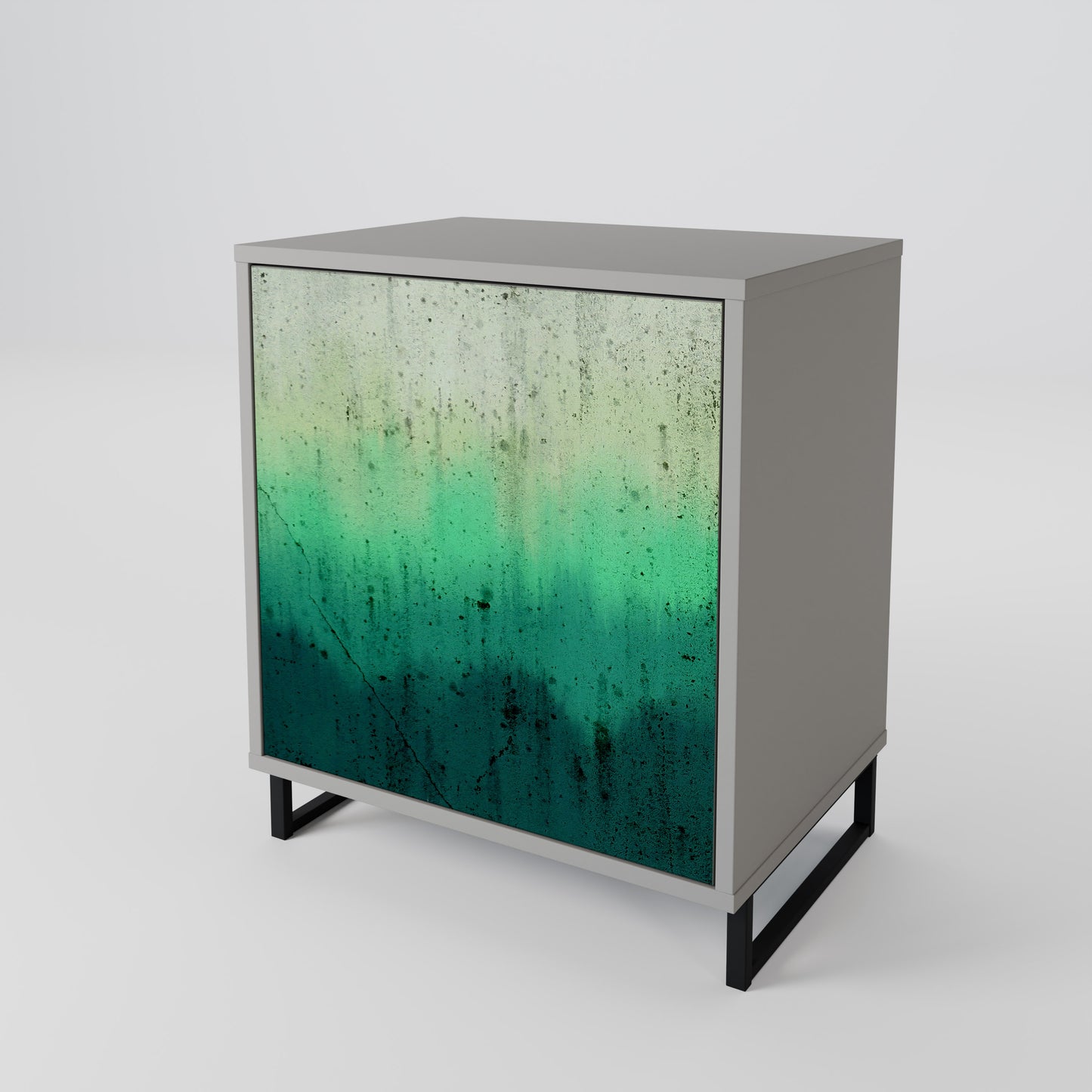 NORTHERN LIGHTS 1-Door Sideboard in Grey Finish