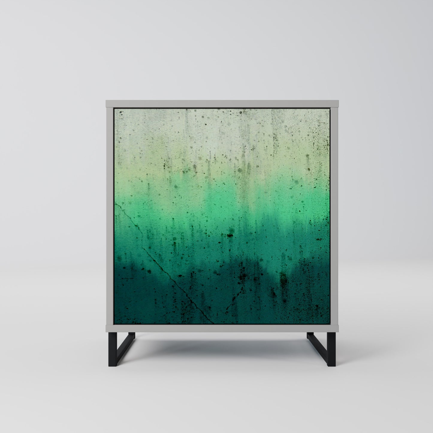 NORTHERN LIGHTS 1-Door Sideboard in Grey Finish