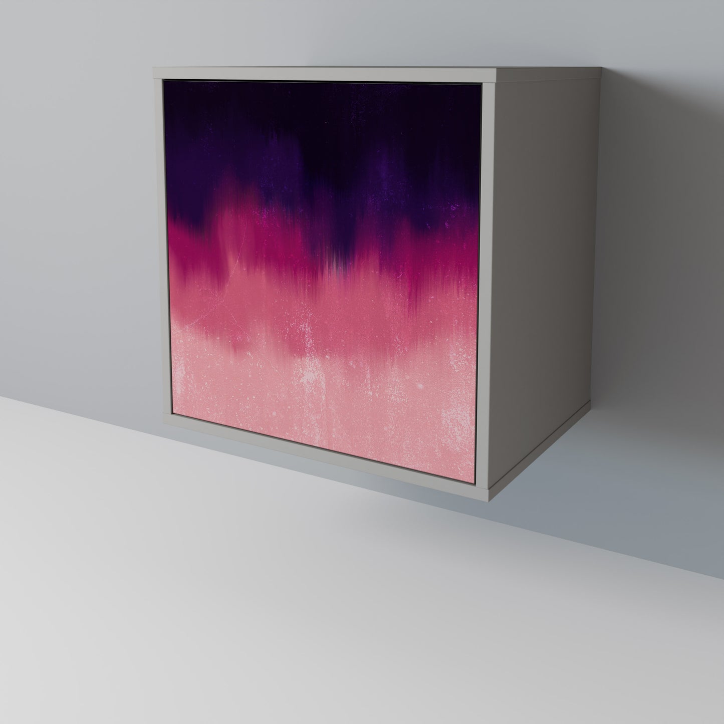 AURORA BOREALIS 1-Door Sideboard in Grey Finish