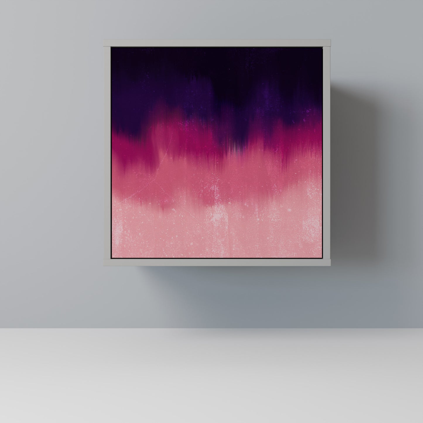 AURORA BOREALIS 1-Door Sideboard in Grey Finish