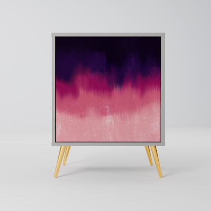 AURORA BOREALIS 1-Door Sideboard in Grey Finish