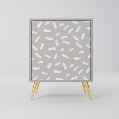 PASSING SECONDS 1-Door Sideboard in Grey Finish