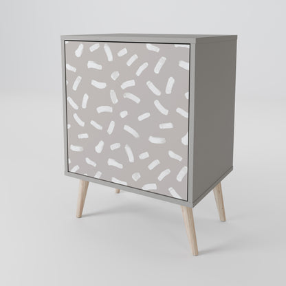 PASSING SECONDS 1-Door Sideboard in Grey Finish