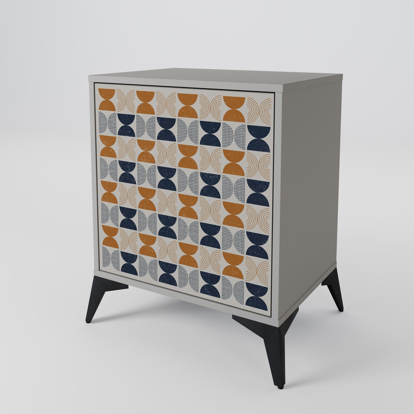 REFLECTION RANGE 1-Door Sideboard in Grey Finish