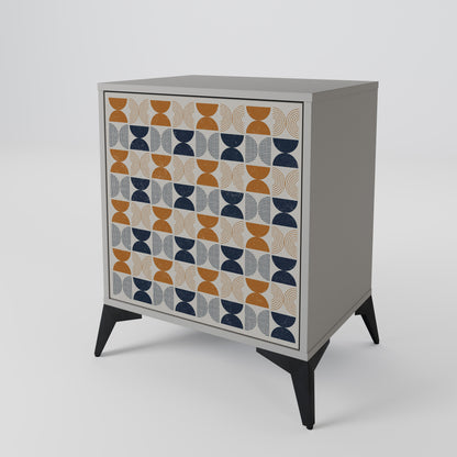 REFLECTION RANGE 1-Door Sideboard in Grey Finish