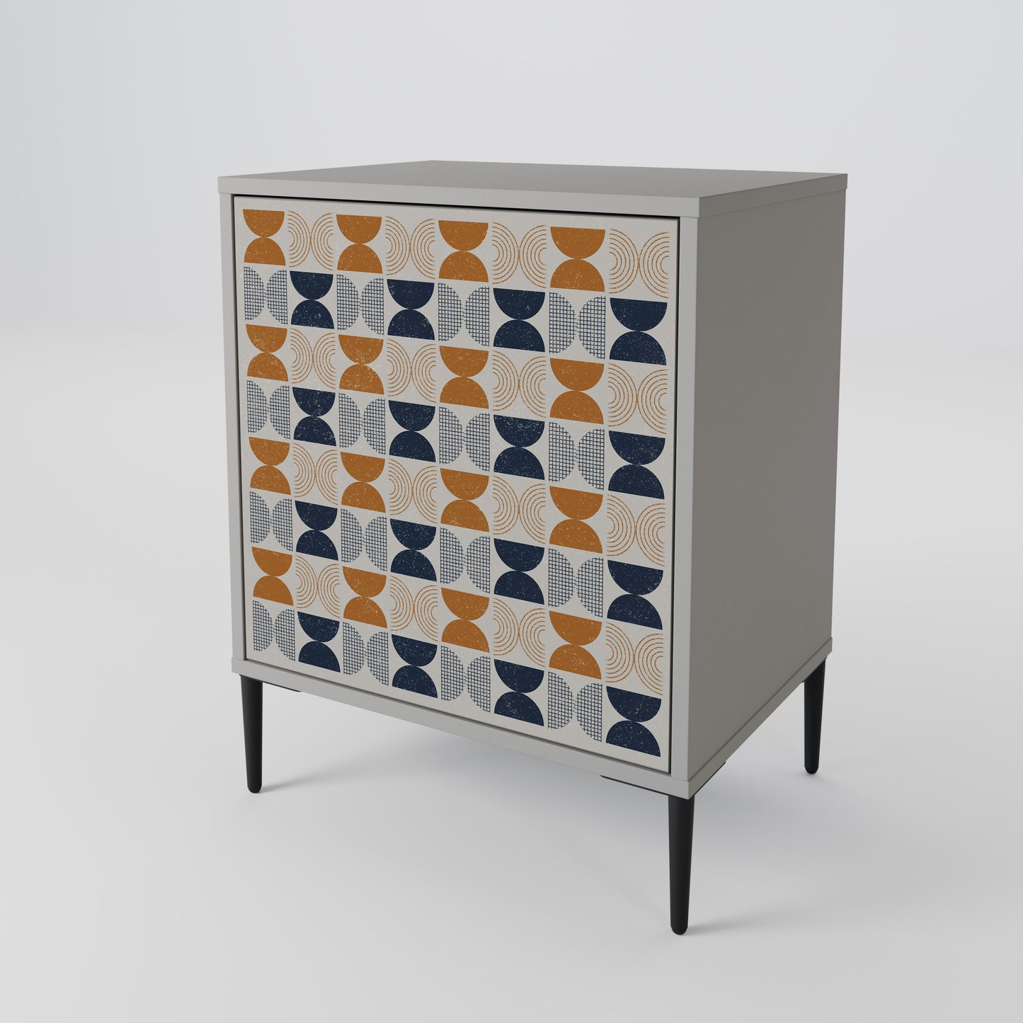 Credenza a 1 anta REFLECTION RANGE in finitura grigia