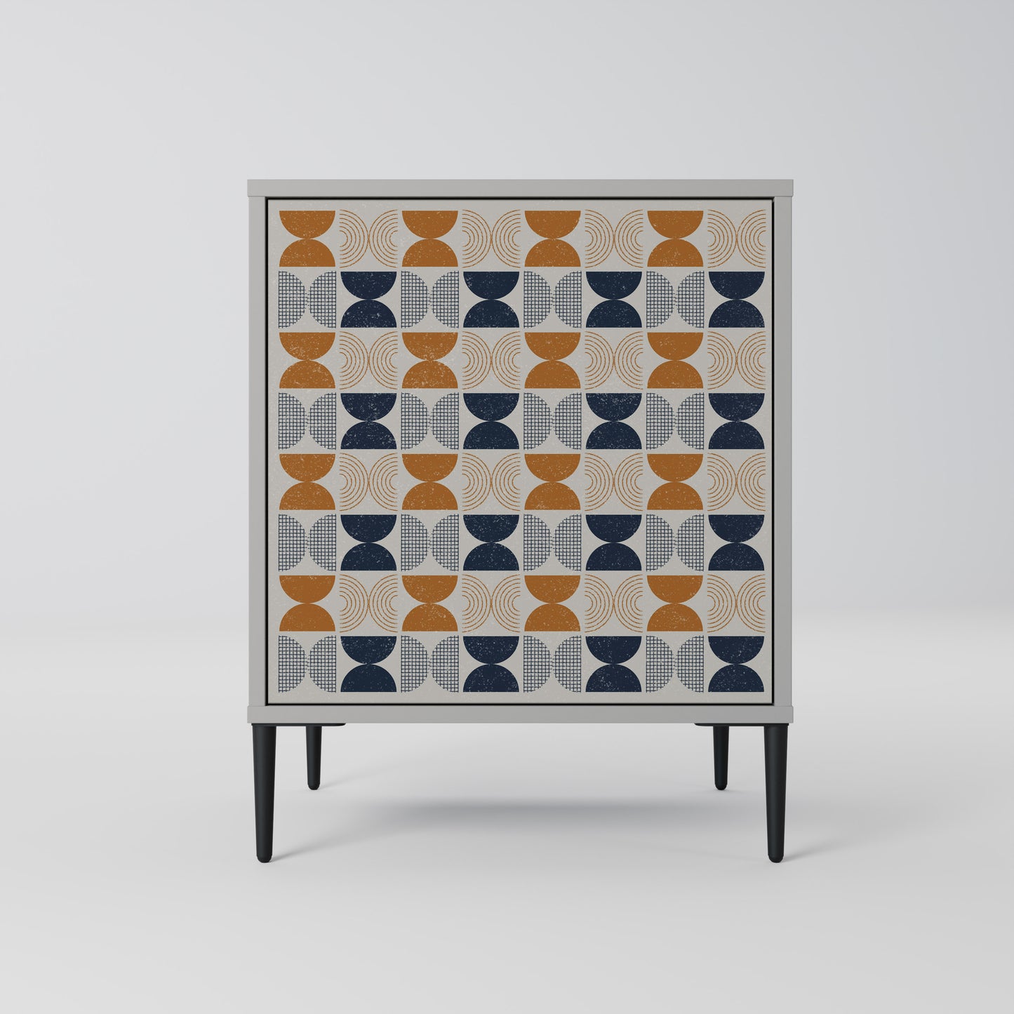 Credenza a 1 anta REFLECTION RANGE in finitura grigia