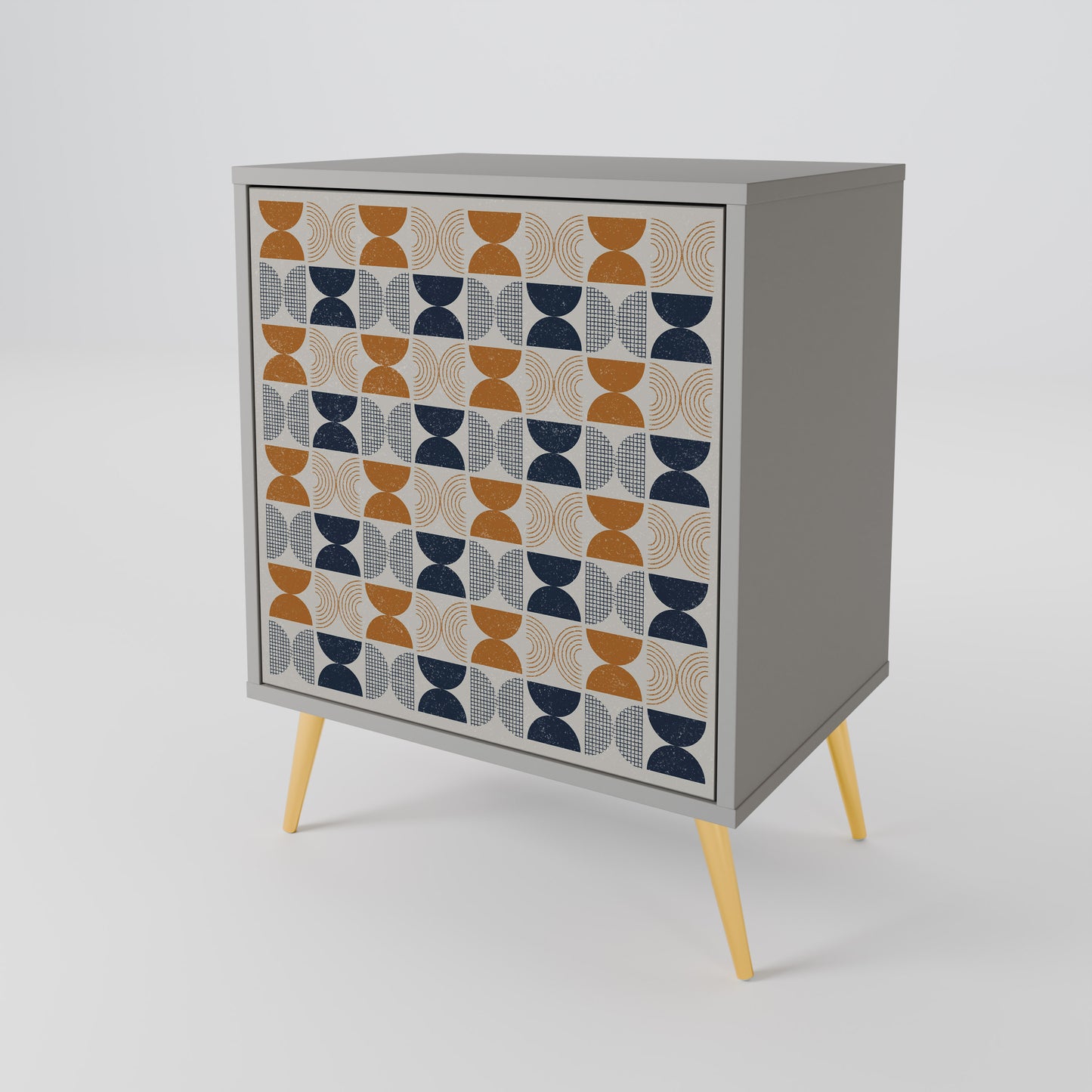 REFLECTION RANGE 1-Door Sideboard in Grey Finish