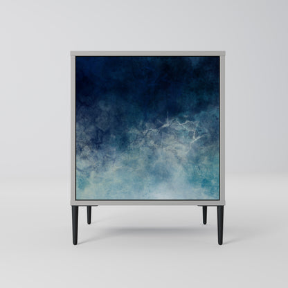 CELESTIAL FALL 1-Door Sideboard in Grey Finish