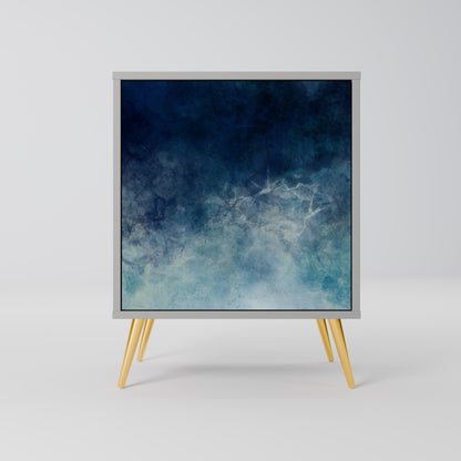 CELESTIAL FALL 1-Door Sideboard in Grey Finish