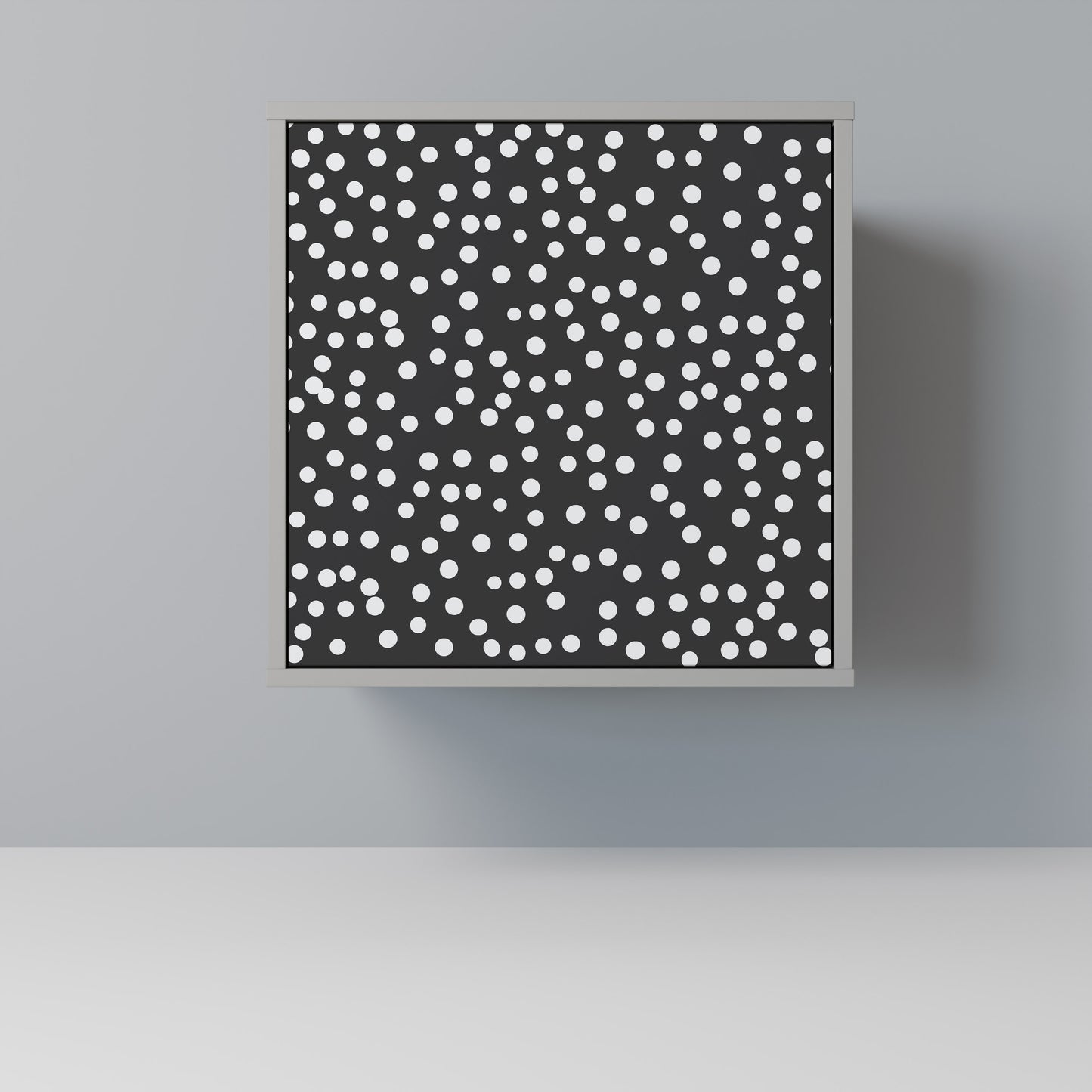 Credenza BLINDING LIGHTS a 1 anta con finitura grigia