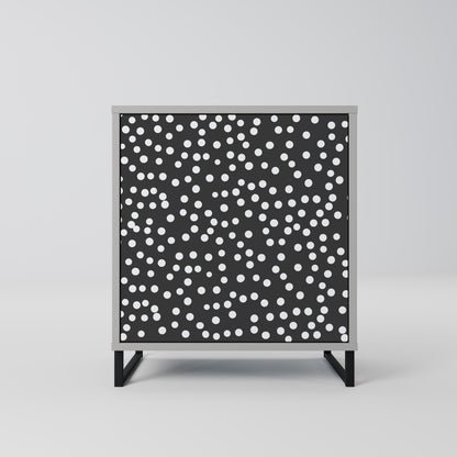 Credenza BLINDING LIGHTS a 1 anta con finitura grigia