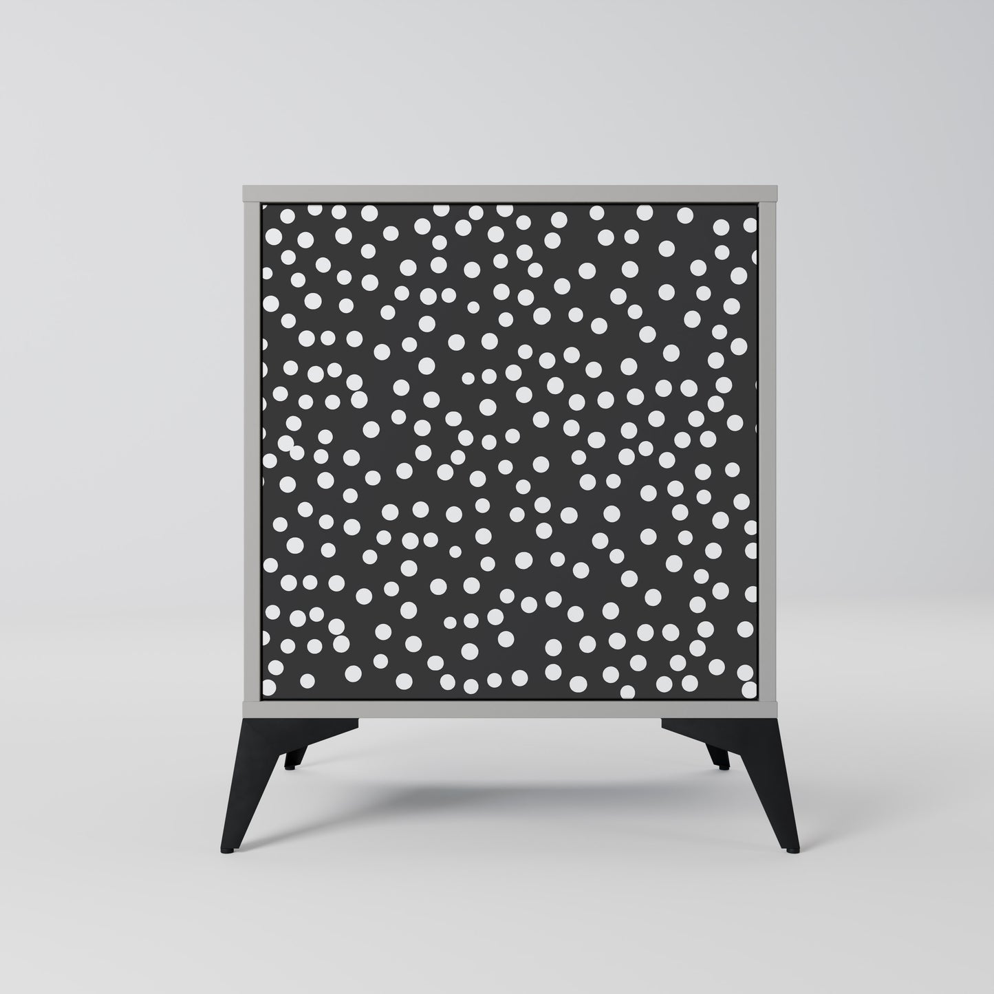 Credenza BLINDING LIGHTS a 1 anta con finitura grigia