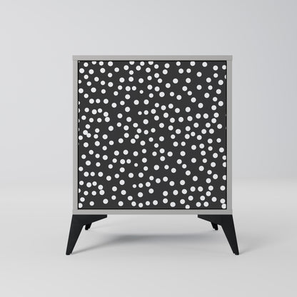 Credenza BLINDING LIGHTS a 1 anta con finitura grigia