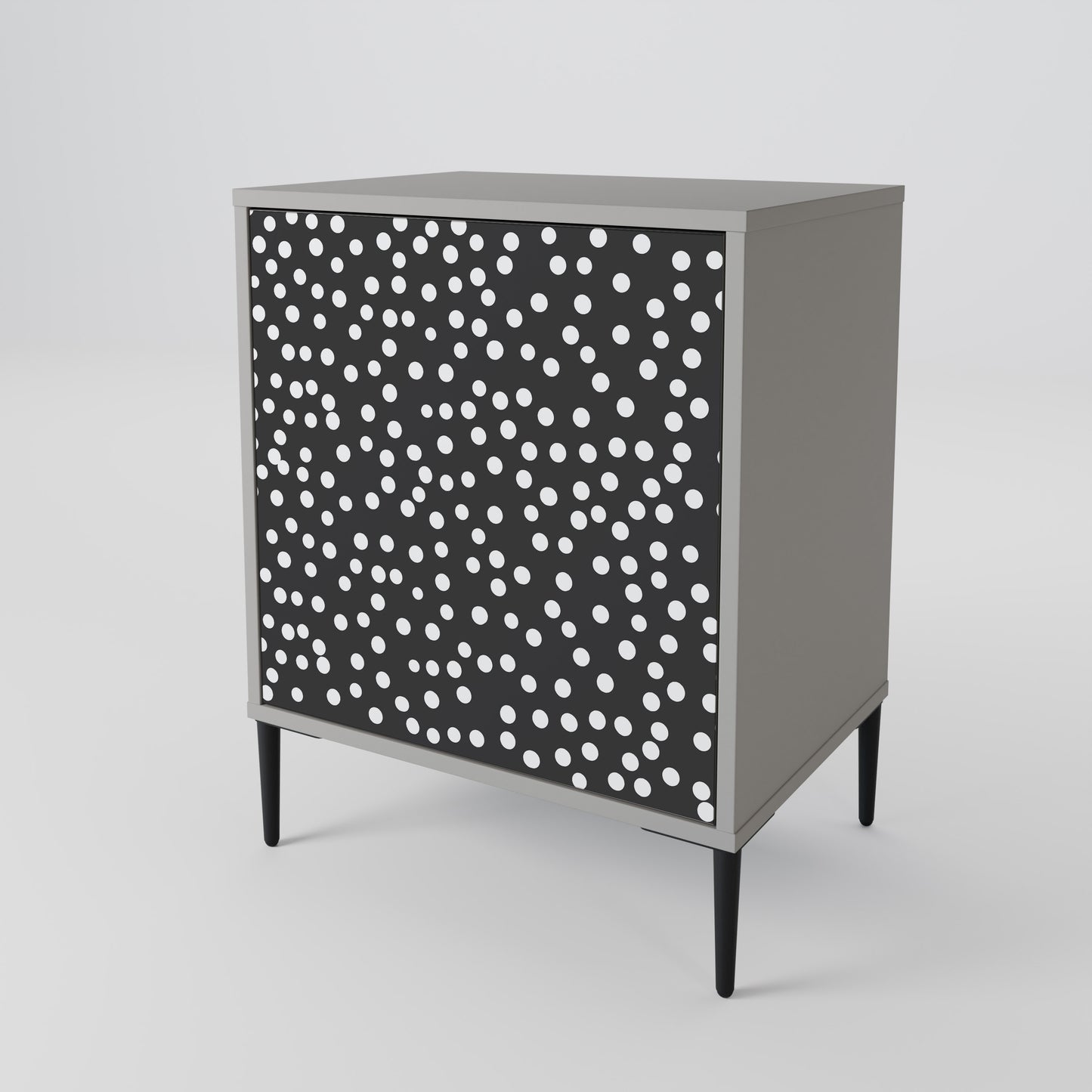Credenza BLINDING LIGHTS a 1 anta con finitura grigia