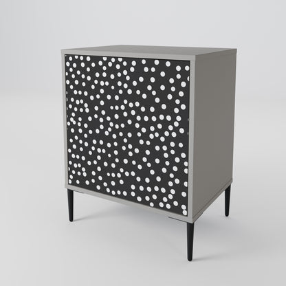 Credenza BLINDING LIGHTS a 1 anta con finitura grigia