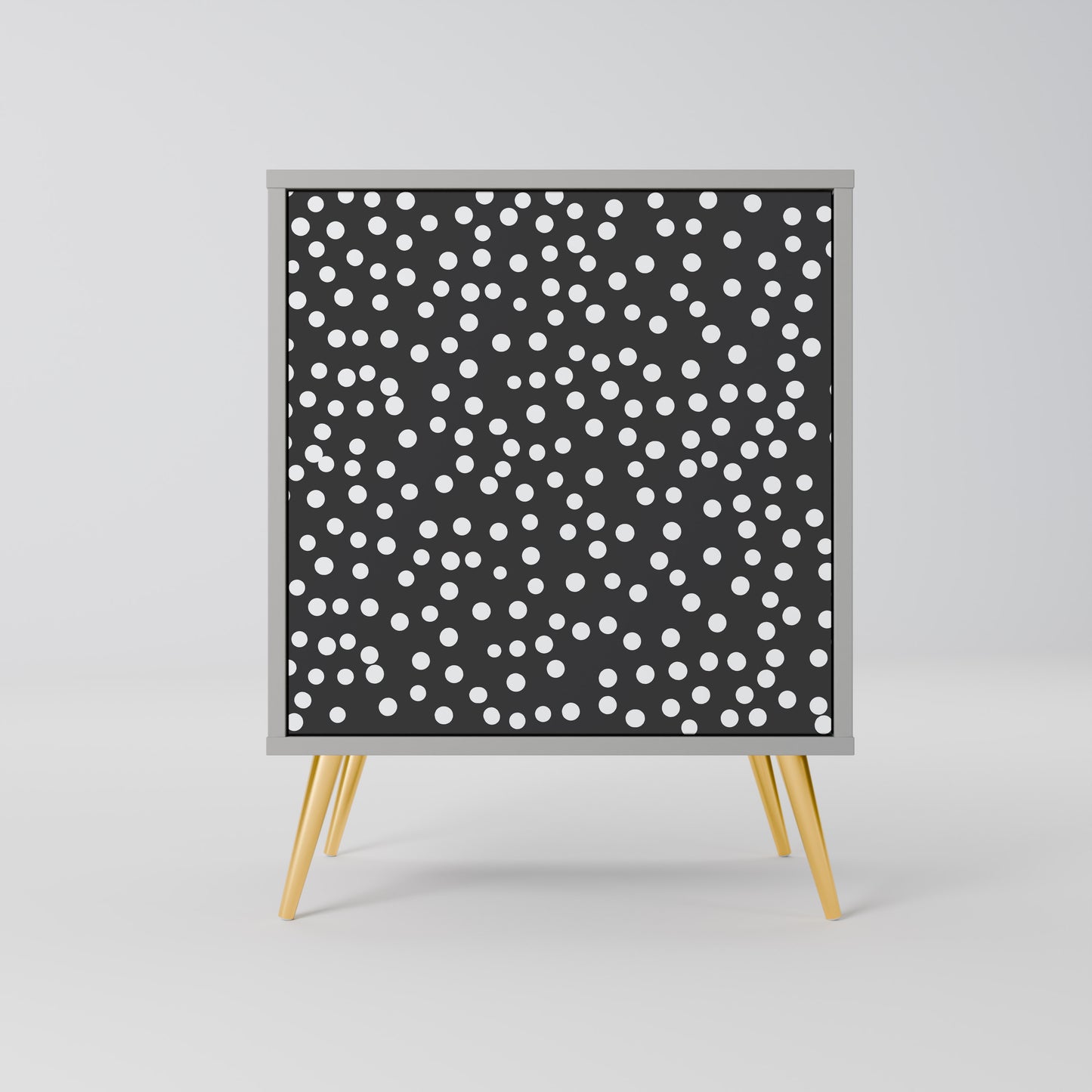 Credenza BLINDING LIGHTS a 1 anta con finitura grigia