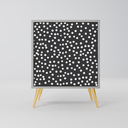 Credenza BLINDING LIGHTS a 1 anta con finitura grigia