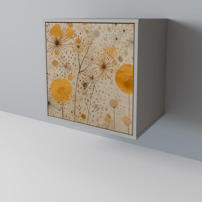 MORNING GLADE 1-Door Sideboard in Grey Finish