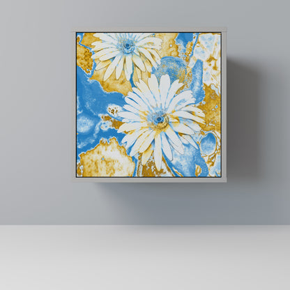 DAISY LUXE 1-Door Sideboard in Grey Finish