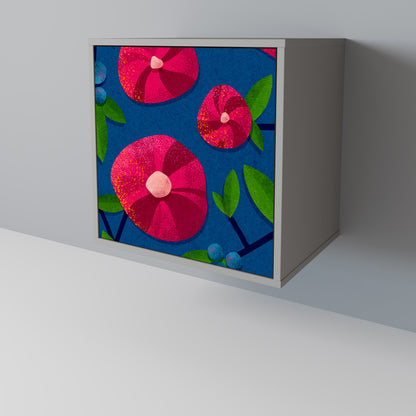 Credenza a 1 anta SPRING THOUGHTS in finitura grigia