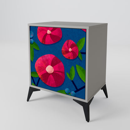 Credenza a 1 anta SPRING THOUGHTS in finitura grigia
