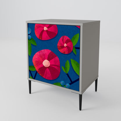 Credenza a 1 anta SPRING THOUGHTS in finitura grigia