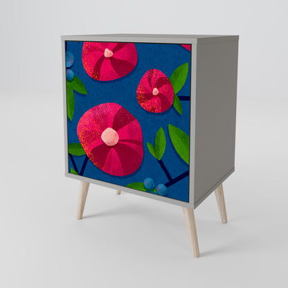 Credenza a 1 anta SPRING THOUGHTS in finitura grigia
