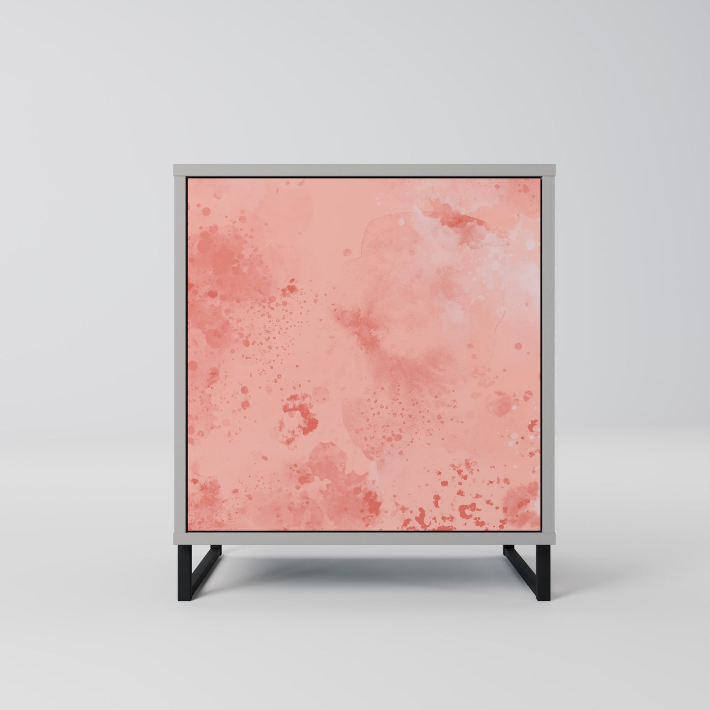 CRANE DANCE 1-Door Sideboard in Grey Finish