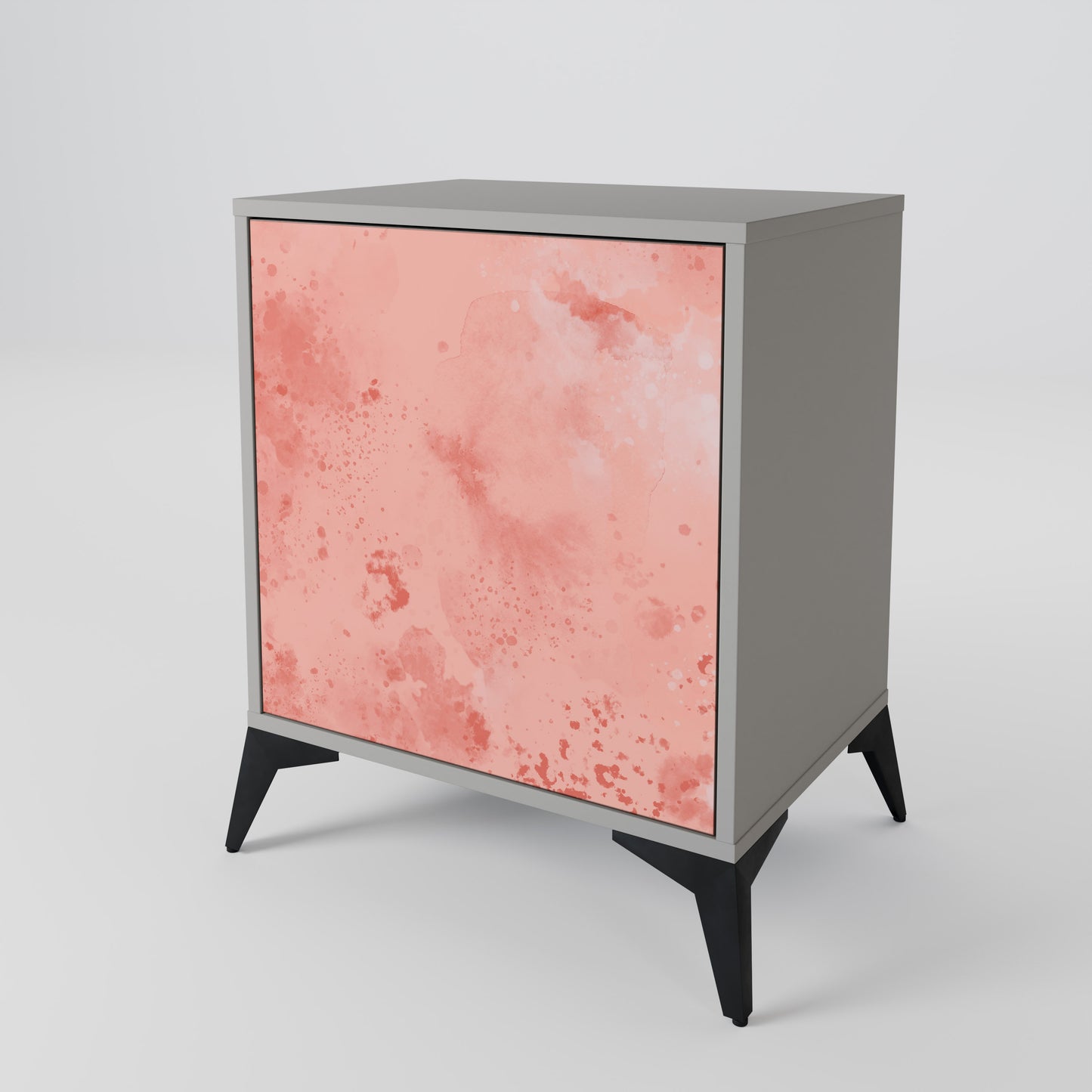 CRANE DANCE 1-Door Sideboard in Grey Finish