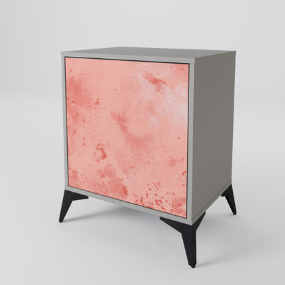 CRANE DANCE 1-Door Sideboard in Grey Finish