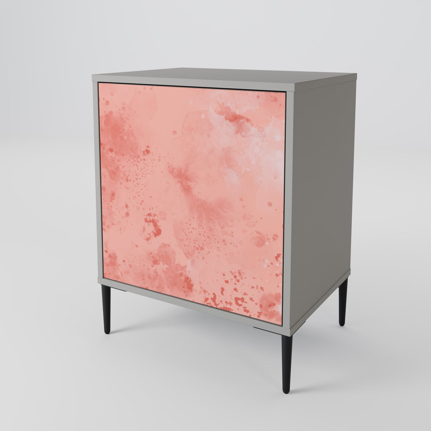 CRANE DANCE 1-Door Sideboard in Grey Finish