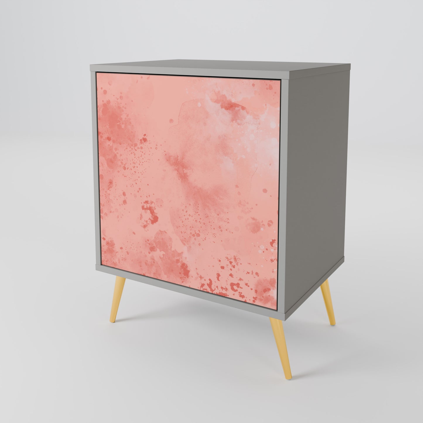 CRANE DANCE 1-Door Sideboard in Grey Finish