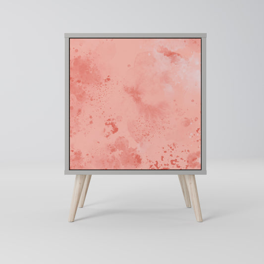 Credenza CRANE DANCE a 1 anta con finitura grigia