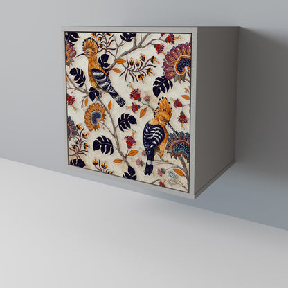 Credenza EMINENT HOOPOE a 1 anta con finitura grigia