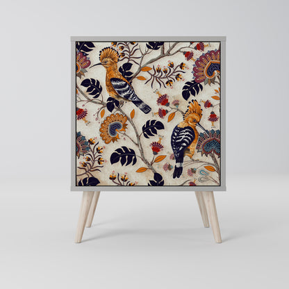 Credenza EMINENT HOOPOE a 1 anta con finitura grigia