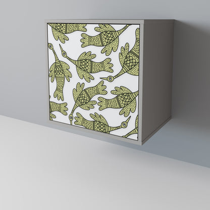 SEEDLING SONGBIRD 1-Door Sideboard in Grey Finish