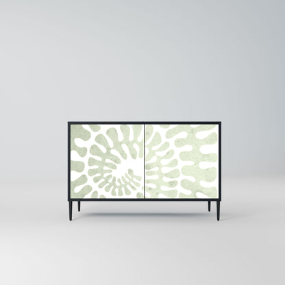 Credenza HELIX DANCE a 2 ante in finitura nera