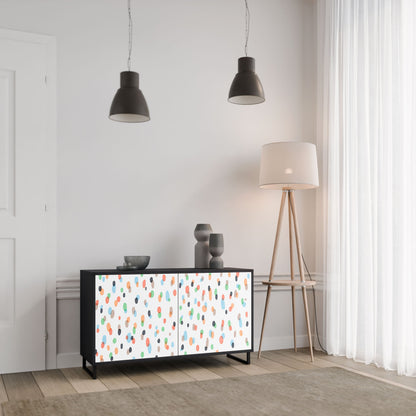 Credenza ENERGETIC SPOT a 2 ante in finitura nera