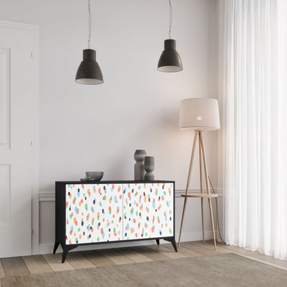 Credenza ENERGETIC SPOT a 2 ante in finitura nera