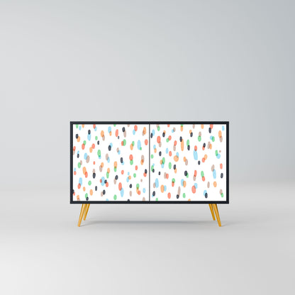 Credenza ENERGETIC SPOT a 2 ante in finitura nera