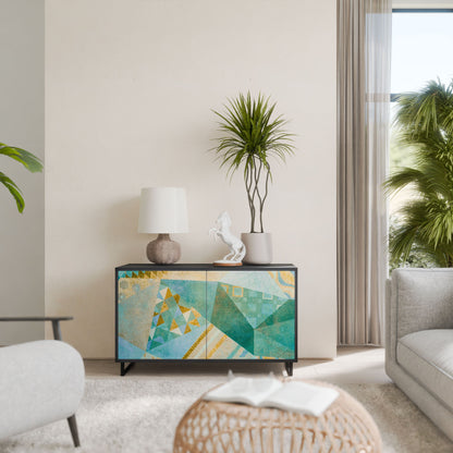 Credenza SPECTRUM SPLENDOR a 2 ante in finitura nera