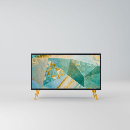 Credenza SPECTRUM SPLENDOR a 2 ante in finitura nera