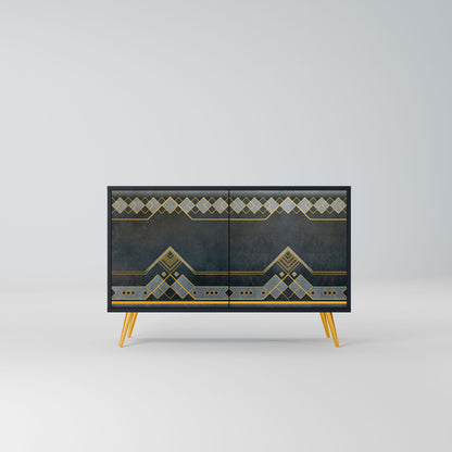 ROYAL ORDINARINESS 2-Door Sideboard in Black Finish