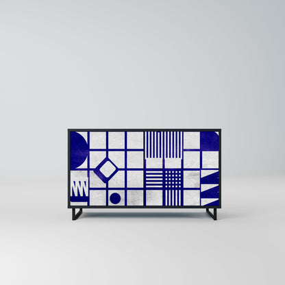 THE RIGHT PLACES 2-Door Sideboard in Black Finish