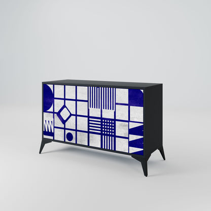 THE RIGHT PLACES 2-Door Sideboard in Black Finish