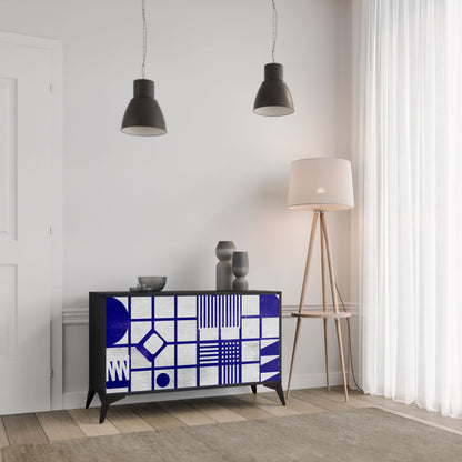 THE RIGHT PLACES 2-Door Sideboard in Black Finish