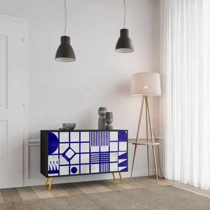 THE RIGHT PLACES 2-Door Sideboard in Black Finish